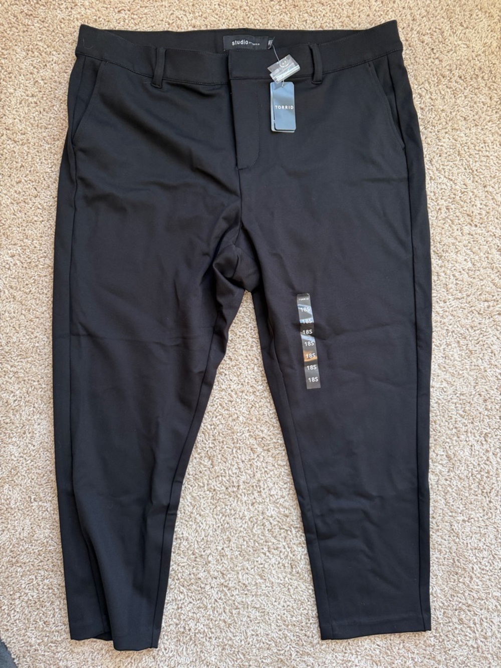 NWT Torrid Studio Modern Slim Ponte High-Rise Trouser